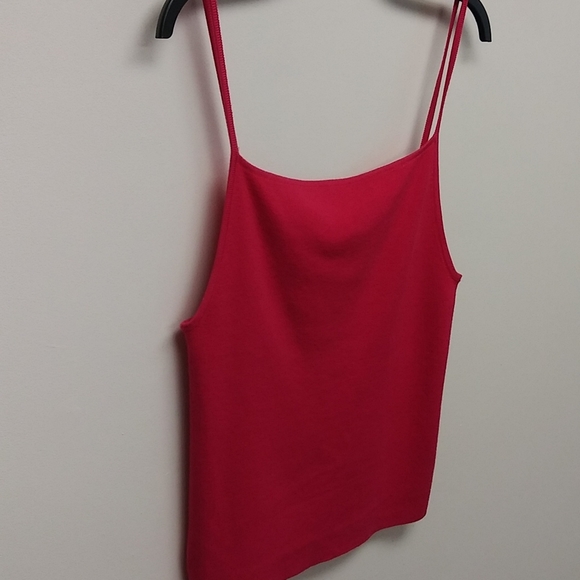 NWT Anthropologie Hot Pink Knit Tank Top - Picture 3 of 14